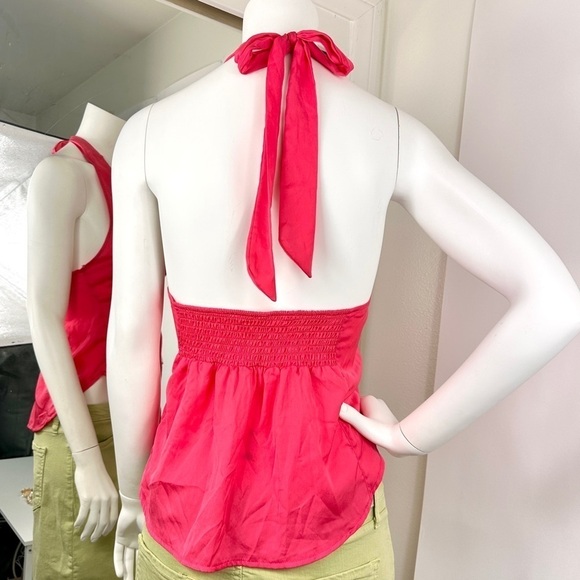 Free People Calista Top in Strawberry Size Large - Picture 3 of 10